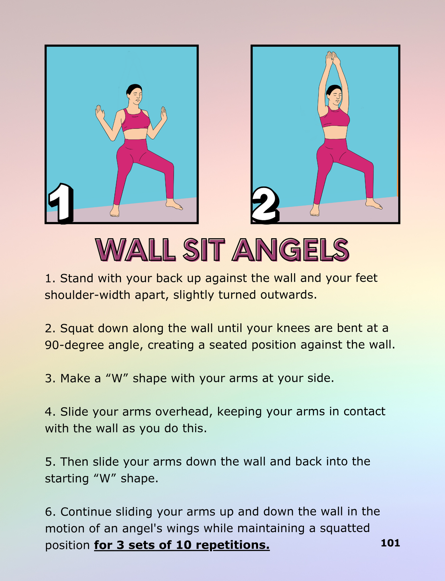 Wall Pilates Program for Seniors, Older Adults & Those with Mobility Issues (e-book, digital download)